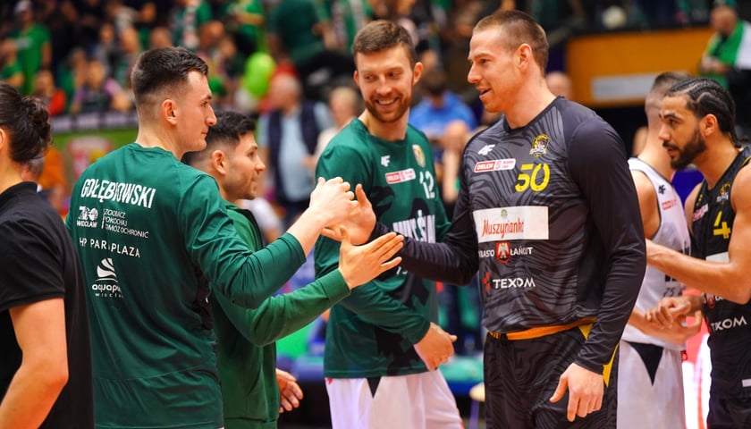 Mecz koszykówki Śląsk Wrocław - Sokół Łańcut, Hala Orbita, 27.04.2024