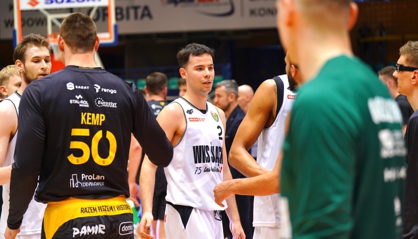 Mecz koszykówki Śląsk Wrocław - Sokół Łańcut, Hala Orbita, 27.04.2024