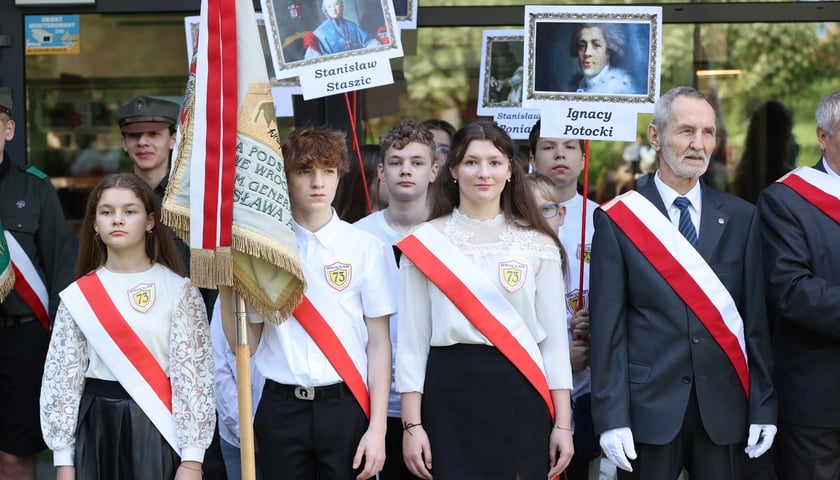 Obchody Święta Narodowego Trzeciego Maja (Wrocław 3.05.2024)