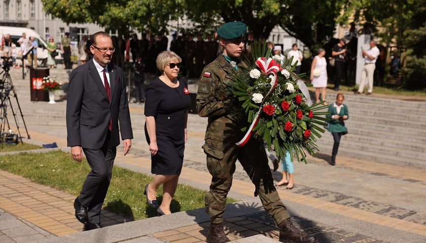 Obchody Święta Narodowego Trezciego Maja (Wrocław 3.05.2024)