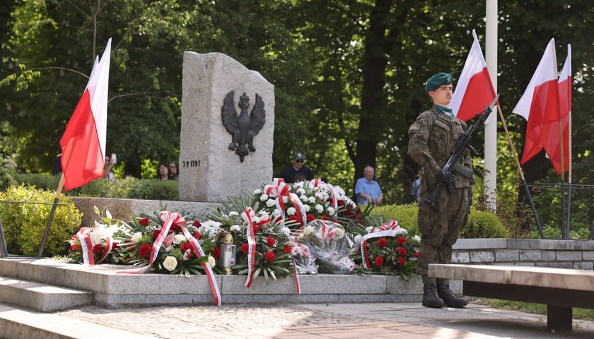 Obchody Święta Narodowego Trezciego Maja (Wrocław 3.05.2024)