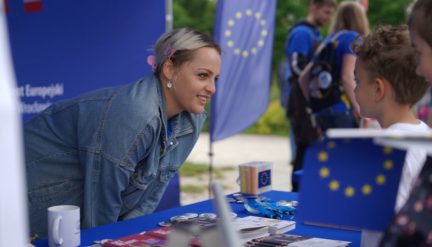 Dzień Europy na placu Wolności we Wrocławiu, 11.05.2024