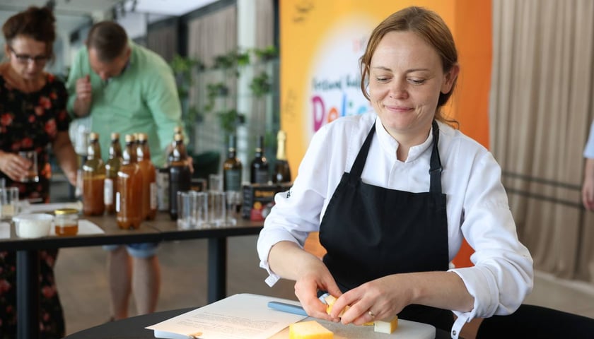 <p>Katarzyna Daniłowicz, przewodnicząca kapituły konkursu Delicje 2024,&nbsp;autorka kulinarnej koncepcji Restauracji Tarasowej</p>