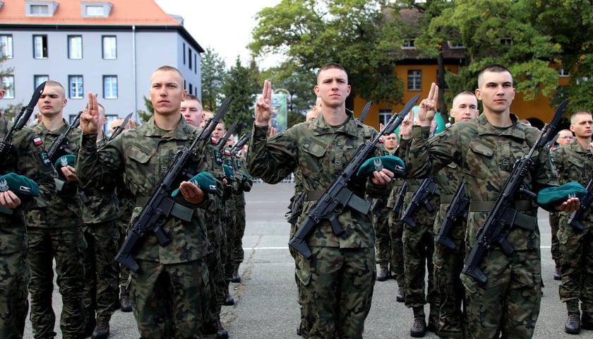 Przysięga wojskowa w Akademii Wojsk Lądowych - 28.09.2024