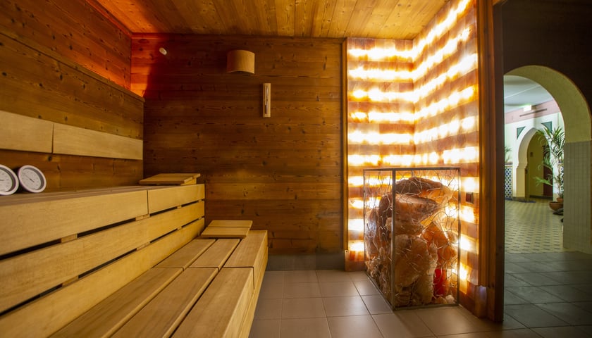 Sauna we wrocławskim Aquaparku.