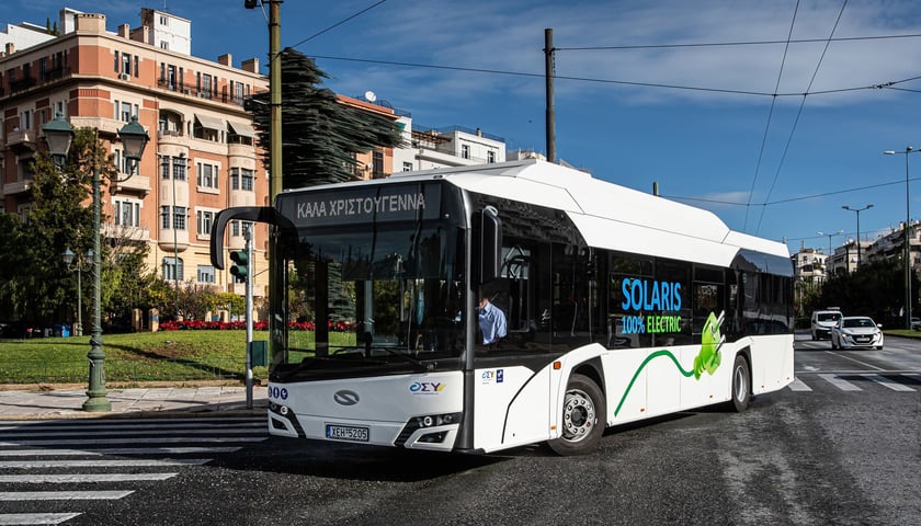 Solarid Urbino electric w Atenach. Takie pojazdy pojawią się we Wrocławiu w barwach MPK  
