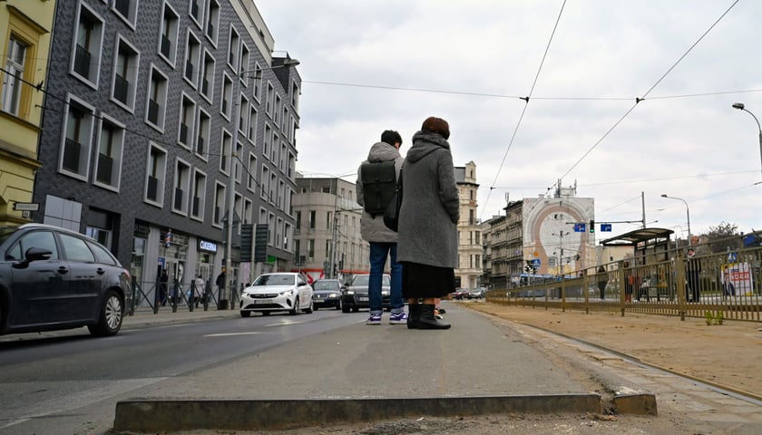 Przystanek tramwajowy na Drobnera