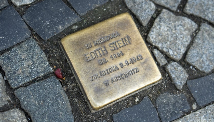 W ten sposób upamiętniono miejsce, gdzie mieszkała Edyta Stein