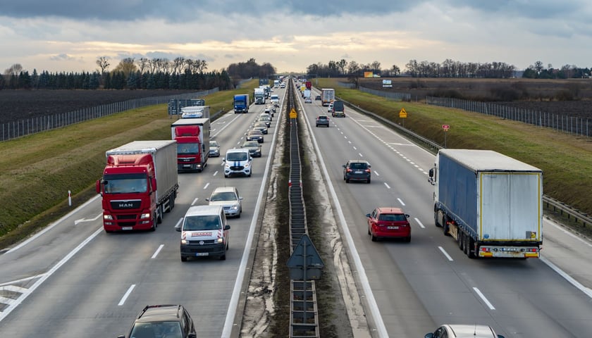 Zdjęcie ilustracyjne - widok na autostradę A4 