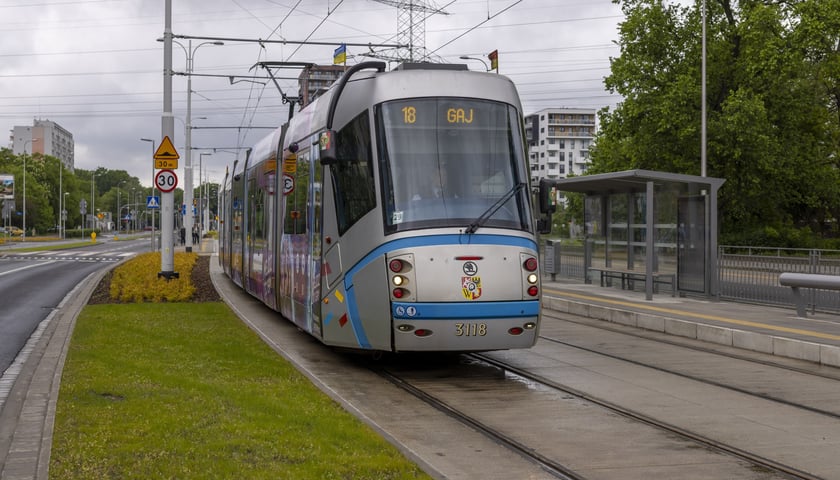 Tramwaj we Wrocławiu. Zdjęcie ilustracyjne