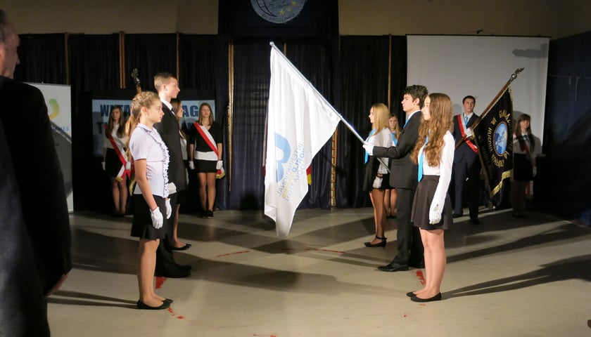 Flaga The World Games w Gimnazjum nr 14