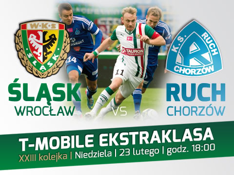 Trwa sprzedaż biletów na mecz Śląsk – Ruch