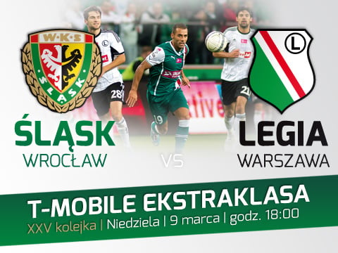 Trwa sprzedaż biletów na mecz Śląsk – Legia