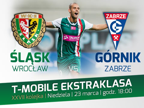 Trwa sprzedaż biletów na mecz Śląsk – Górnik