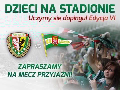 „Dzieci na stadionie” na meczu z Lechią