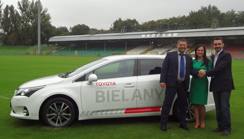 Toyota Bielany Nowakowski sponsorem Śląska