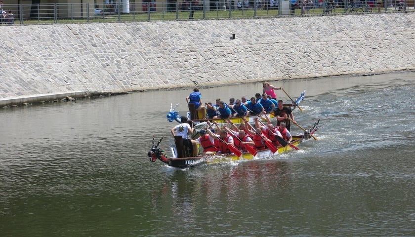 VII edycja Tumski Cup. Smocze łodzie na Odrze [ZDJĘCIA]