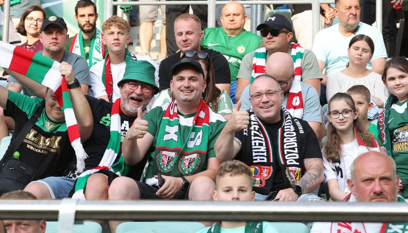 Mecz Śląsk-Wrocław vs Wieczysta Kraków. Remis, a kibice na medal