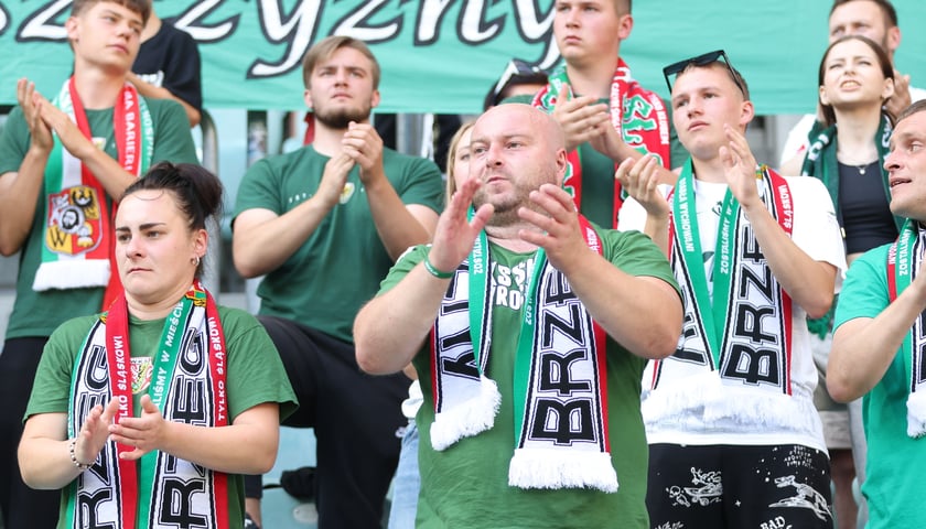 Mecz Śląsk-Wrocław vs Wieczysta Kraków. Remis, a kibice na medal