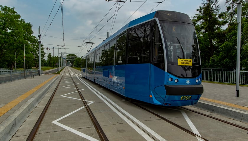 Tramwaj we Wrocławiu. Zdjęcie ilustracyjne