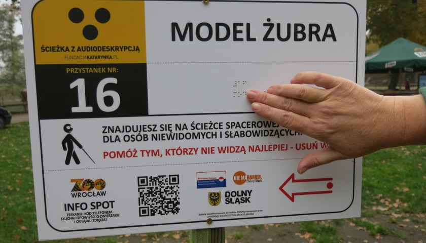 Zoo także dla niewidomych