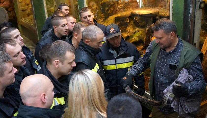 Strażacy w zoo