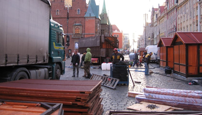 Kończy się montaż sceny sylwestrowej