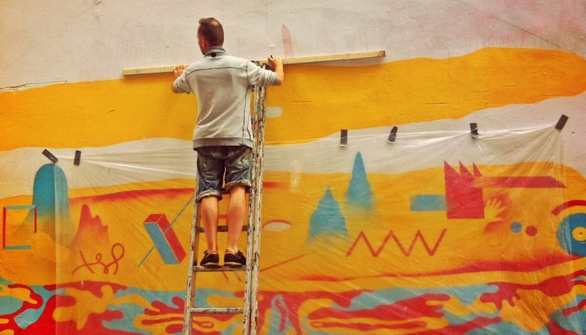 Nowe murale powstają na Ruskiej