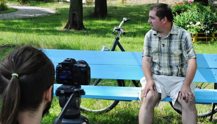 Niepełnosprawni z Wrocławia zagrali w filmie