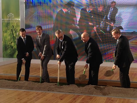 Wbito pierwszą łopatę pod Business Garden Wrocław