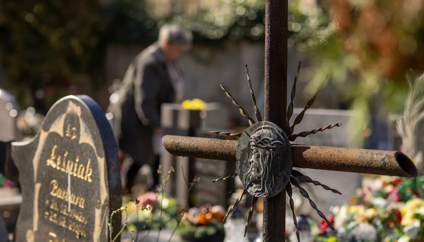 Cmentarz przy ul. Bujwida we Wrocławiu. Zdjęcie ilustracyjne