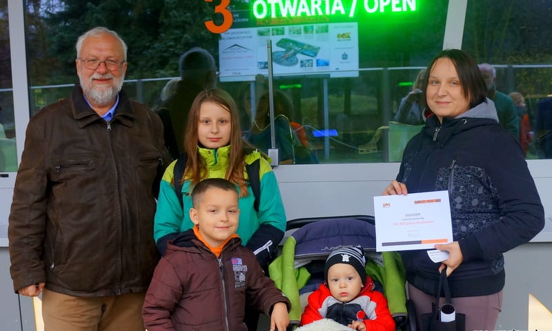 Stutysięczny gość Afrykarium