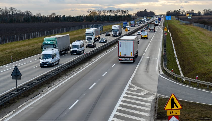 Korek na autostradzie A4/zdjęcie ilustracyjne