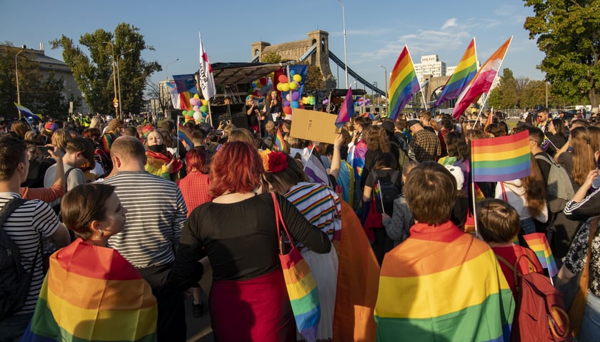 Zdjęcie z parady równości