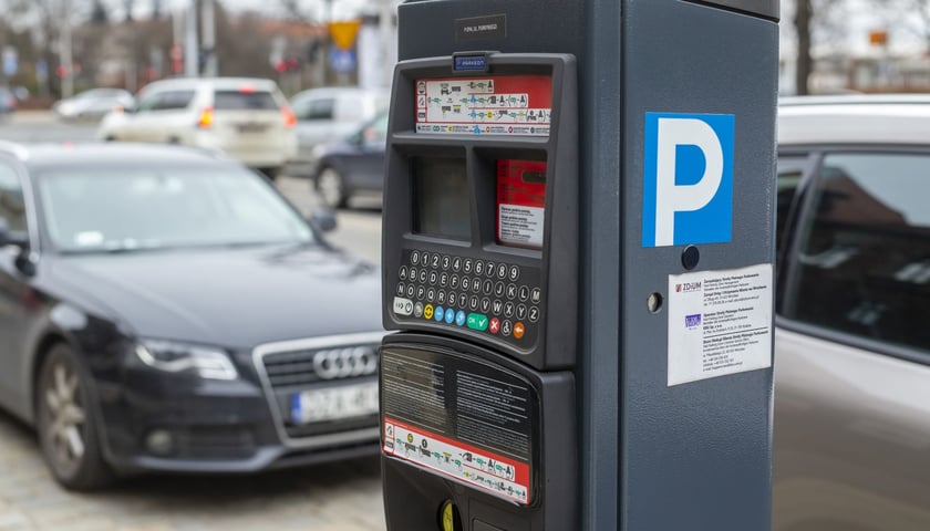 Zdjęcie ilustracyjne: parkometr na ulicy Wrocławia 