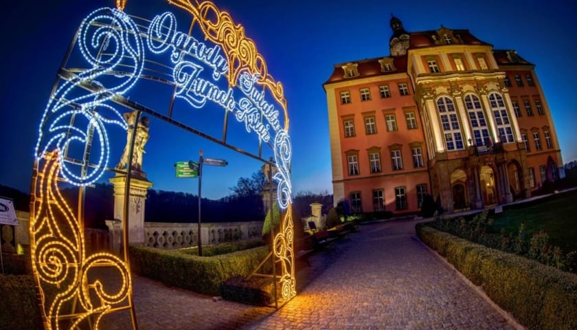 Ogród światła w Zamku Książ