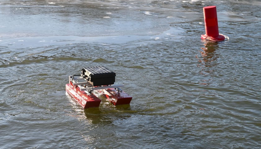 <p>Dron wody F.O.K.A. z Politechniki Wrocławskiej</p>