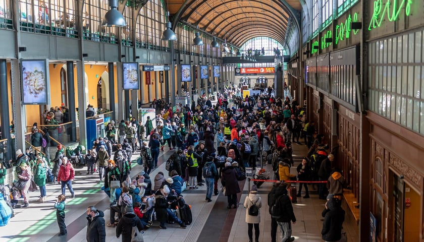 Pierwsza pomoc udzielana jest już na dworcu głównym