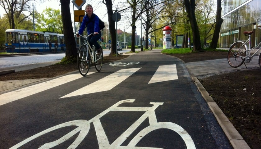 Nowa droga rowerowa na Powstańców Śląskich