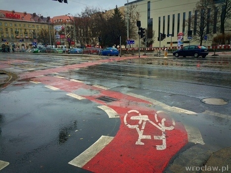 Rowerem przez ul. Świdnicką na nowo