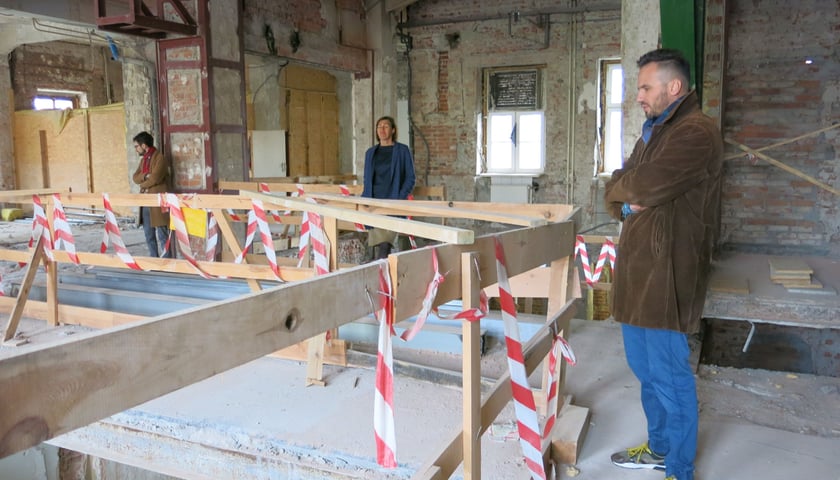 Listopad 2019 r., remont kamienicy Rynek 27/28, fot. Jarek Ratajczak