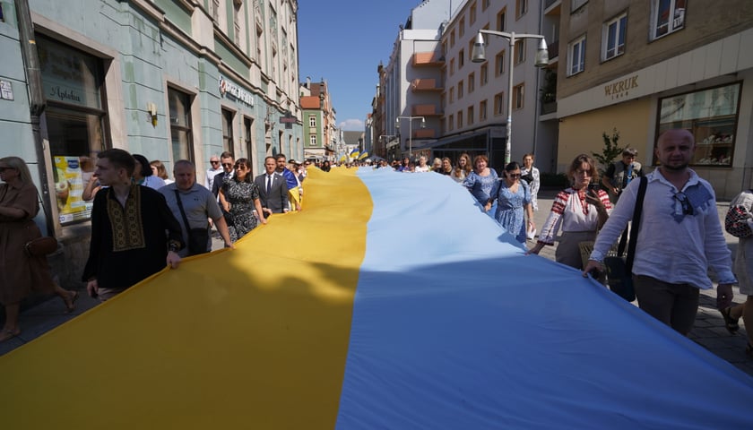 Marsz Solidarności i Wolności z okazji Dnia Niepodległości Ukrainy