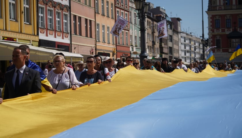 Marsz Solidarności i Wolności z okazji Dnia Niepodległości Ukrainy