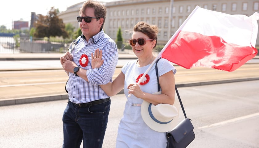 Powiększ obraz: <p>Obchody Święta Narodowego Trzeciego Maja (Wrocław 3.05.2024)</p>