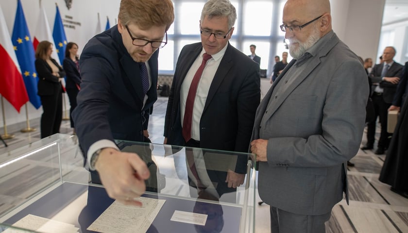 Otwarcie wystawy "Pojednanie dla Europy" w Senacie