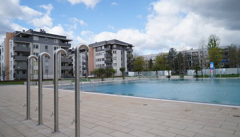 Aquapark Zakrzów w czasie otwarcia