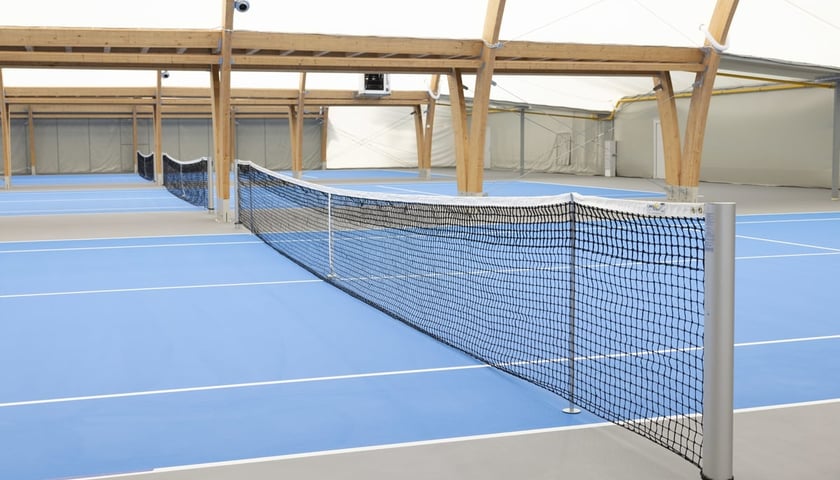 Hala tenisowa na Pułtuskiej w dniu otwarcia oficjalnego