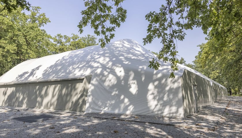 Hala tenisowa na Pułtuskiej w dniu otwarcia oficjalnego