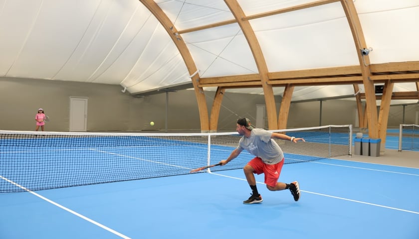 Hala tenisowa na Pułtuskiej w dniu otwarcia oficjalnego