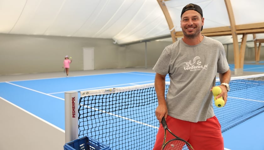 Hala tenisowa na Pułtuskiej w dniu otwarcia oficjalnego